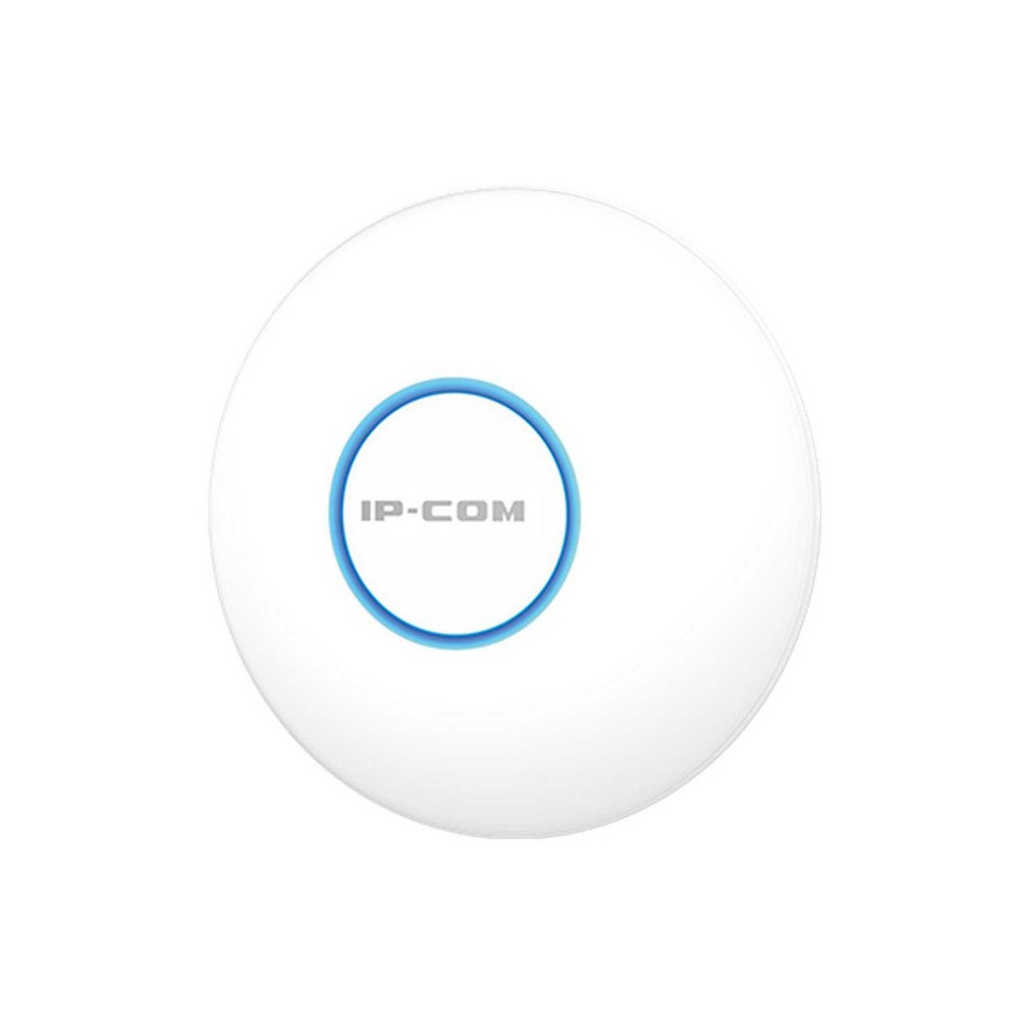 Access Point doble banda AC1200, puertos: 1 LAN FE, MU-MIMO cobertura 120㎡ montaje en techo, marca IP-COM Tenda.