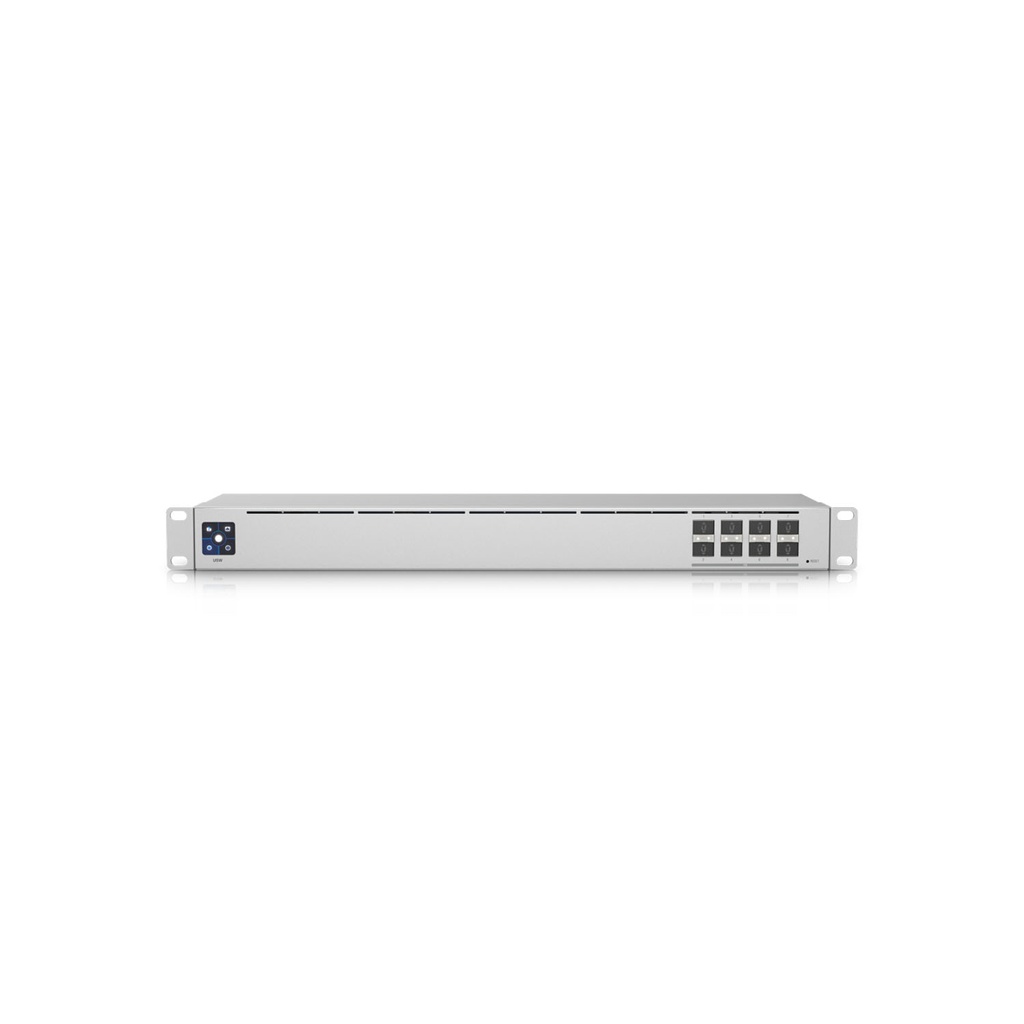 Switch USW-Aggregation de alta capacidad, capa 2, 8 puertos 10G SFP+ marca Ubiquiti