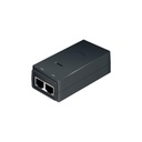 Adaptador y protector ESD PoE, 24VDC 0.5A, 12W, Gigabit LAN, marca Ubiquiti.