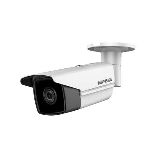 [DS-2CD2T43G0-I8] Cámara tipo Bala IP, resolución 4 Mpx, lente fijo, IR de 80 mts, H.265+, triple stream, WDR, IP67, soporta microSD 128 GB máximo (no incluido), marca Hikvision