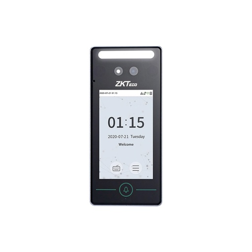 [Speedface-V4L] Terminal de control de acceso biométrico híbrido / Verificaciones múltiples: Rostro / Palma / Tarjeta 125KHz / Contraseña. Marca ZKTeco