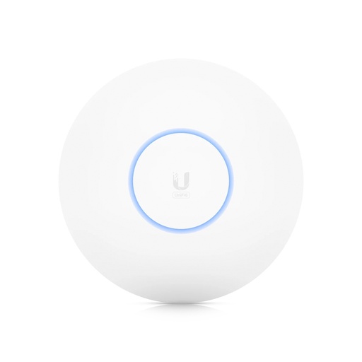 [U6-LR] Access Point Wi-Fi 6 Unifi de largo alcance, doble banda, 8x8(DL/UL MU-MIMO), LAN 1 Gbps, PoE+, +350 clientes montaje en techo, 185 m² IP54, marca Ubiquiti.