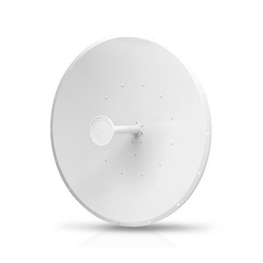 [AF-5G34-S45] Antena direccional de 5 GHz 34 dBi, punto a punto (PtP) de largo alcance, tecnología AirFiber y Wave MLO5, marca Ubiquiti.