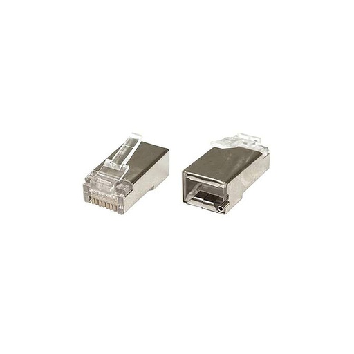 [TC-CON-UNIDAD] Conector RJ45 blindado para Cable FTP/STP Categoría 5e(TC-CARRIER, TC-PRO), marca Ubiquiti.